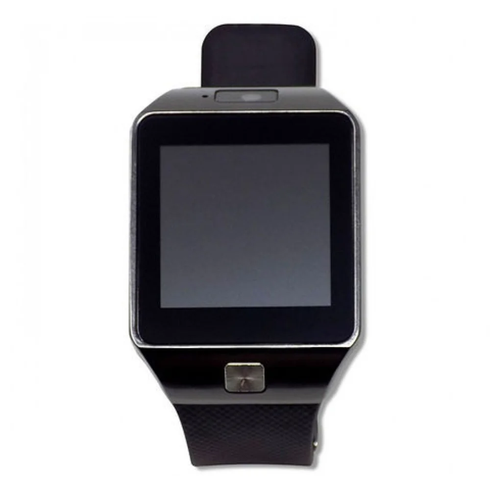 Veme Bluetooth Smart Watch with Camera for IOS and Andriod (Silver Frame/Black )